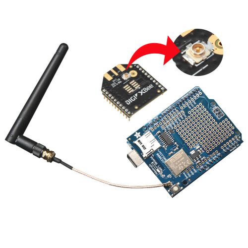 Pigtail uFL IPEX IPX / SMA-RP foglalat RG178 90cm 175223496 - Koax csatlakozó