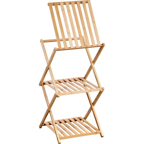 Regał bambusowy z trzema pólkami, 67 cm 175224500 - Nappali bútor