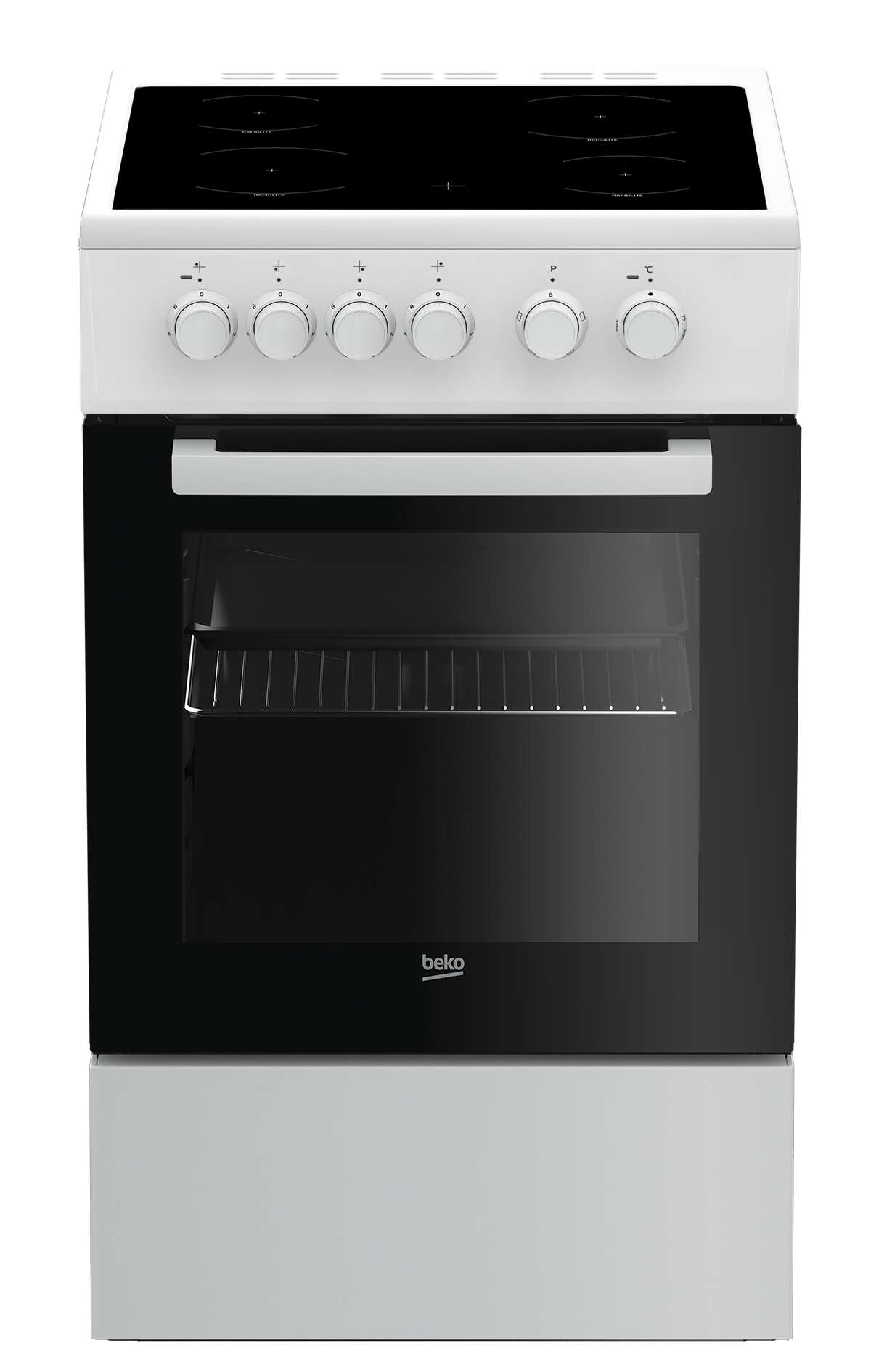 Beko FSM-57000 GW Elektromos tűzhely, 55L, 4 főzőzóna, SteamShine...