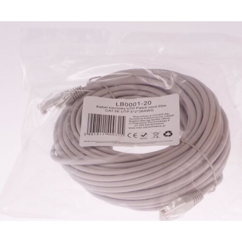 Libox 20m CAT.5E UTP 4x2x26 AWG 175234352 - UTP kábel