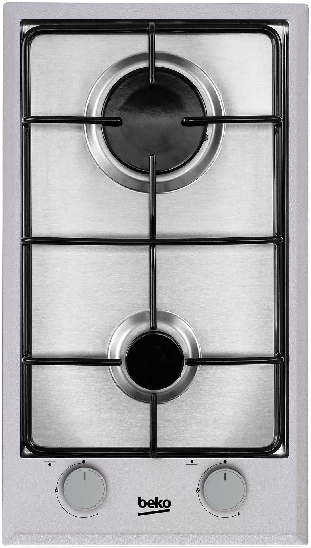 Beko HDCG-32220 SX Beépíthető gáz főzőlap, 51 cm, 2 főzőzóna, Inox