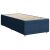 vidaXL Boxspring ágy matraccal LED szalagokkal Kék 100 x 200 cm Szövet 177516461
