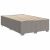 vidaXL Boxspring ágy matraccal Tópszínű 120 x 190 cm Szövet 177515675