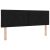 vidaXL Boxspring ágy matraccal fejtámlával Fekete 140 x 190 cm Szövet 177516308