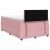 vidaXL Boxspring ágy matraccal Rózsaszín 120 x 190 cm Bársony 177516571