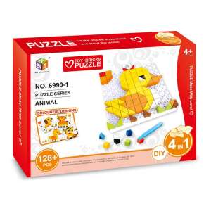 Állatok mozaik 128 darabos képkirakó 93278911 Fejlesztő játékok ovisoknak