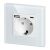 Egyes aljzat 2P+Z, Schuko, USB-A + USB-C, kimenet 5VDC max. 3A, fehér 179573684