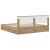 vidaXL Bed Frame with Storage and Headboard Artisan Oak 180 x 200 cm 177531678