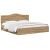 vidaXL Bed Frame with Storage and Headboard Artisan Oak 180 x 200 cm 177531690