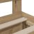 vidaXL Bed Frame with Storage and Headboard Artisan Oak 180 x 200 cm 177531690