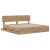 vidaXL Bed Frame with Storage and Headboard Artisan Oak 180 x 200 cm 177531682