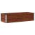 vidaXL Emelt kert ágyás Időjárásálló Acél 100 x 40 x 24 cm Acél 177521554