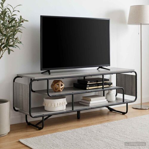 vidaXL TV állvány 140 x 36 x 45 cm Szürke Sonoma Szerelt Fa 177531733 - TV és médiatároló bútor
