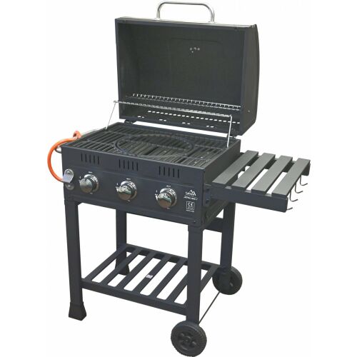 ROYAL GAS L gázgrill, 3 égőfej, öntöttvas rostély, 10,5 kW 175327435 - Grillezés és kültéri főzés