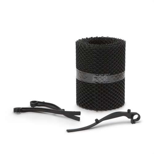 Gutter guard leaf protection net, 6m long, with 15 fixing hooks
