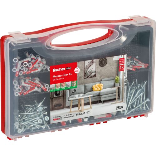 Fischer 577158 Meister-Box XL Rögzítő készlet 210 db