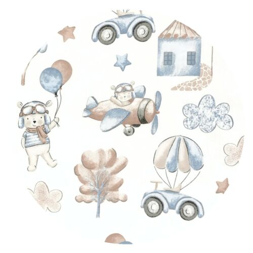 Baby Shop pólyatakaró 75x75cm - Kék repülő maci 175408191 - Pólya és pólyahuzat