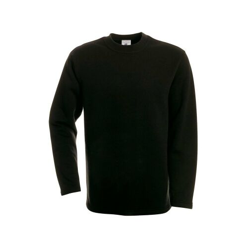 Férfi pulóver - B&C OPEN HEM - black - méret S 175410848 