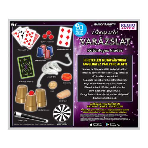 Magic Show Zauberkasten mit 100 Tricks, Marke Hanky Panky, Regio Jatek