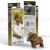 EUGY Bighorn 3D puzzle csomagolással és összeszerelt modellel, amely a részletes papír kézműves készletet mutatja be egy bighorn juhhoz