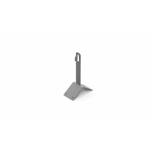 Tűzihorganyzott acél felső fogantyú (L-150mm) kábelrögzítéshez, 92000102, fehér háttéren - Szorító