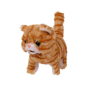 Cicaovi Walking Scottish Fold Cat Plush Toy, 20 cm, Interactive Toy for Kids - Interactive Plush Toy
