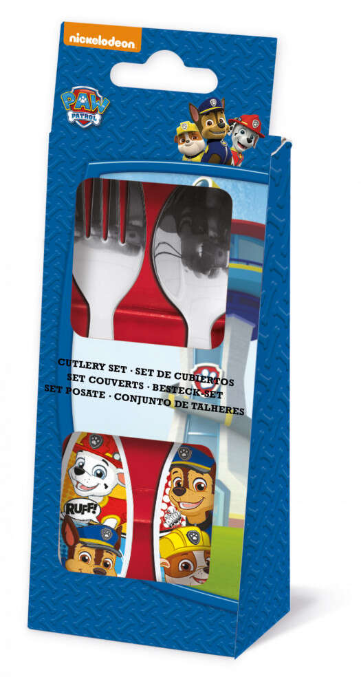 Mancs Őrjárat fém evőeszköz készlet Chase