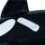 Bestway Giant Killer Whale Rider, inflatable pool toy, black and white, 203x102 cm, detail of handle