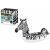 Bestway Zebra Felfújható Úszógumi LED-del - 254x142cm 45516400