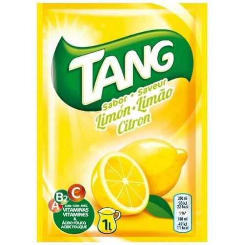 Tang instant italpor, citrom ízű, A, B2, C vitaminokkal és folsavval dúsítva, sárga tasakban, 1 liter ital készítéséhez - Instant tea