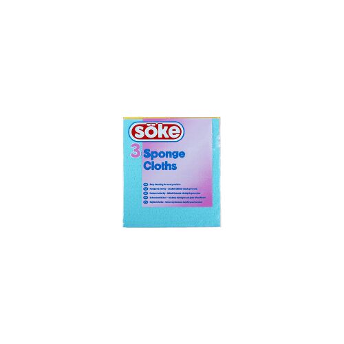 Söke szivacskendők 3 db 175462386 - Háztartási törlőkendő