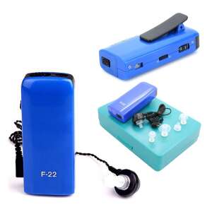 AXON F-22 Kék Fül mögötti (BTE) Hallókészülék hangerőszabályzóval - Egészségmegőrző eszköz