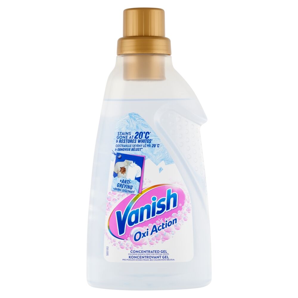E-shop Vanish Oxi Action Odstraňovač škvŕn a bielidlo gélové koncentrát 750ml