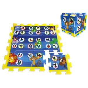 Alphabet foam puzzle mat with animal illustrations, 9 pieces, 31 cm x 31 cm x 1.5 cm - Foam Puzzle