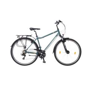 Neuzer Ravenna 100 férfi matt Kerékpár 28" #zöld-sárga 45519944 Férfi kerékpár - Csomagtartó