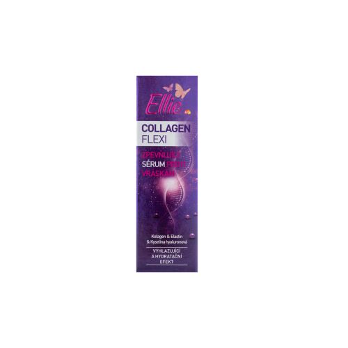 Ellie bőrszérum 30ml Collagen Flexi, öregedésgátló, feszesítő, ránctalanító, kollagénnel, elasztinnal és hialuronsavval a simító és hidratáló hatásért - Arcszérum