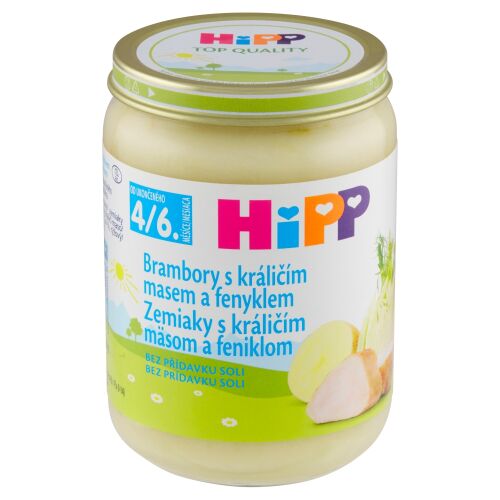 HiPP menü 190 g-os áfonya királykása 4 hónapos kortól