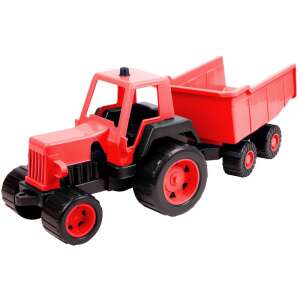 Műanyag traktor utánfutóval 68 cm - többféle 92952789 Munkagép gyerekeknek - Utánfutó