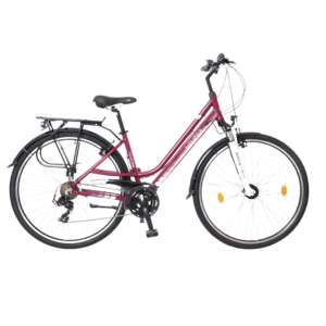 Neuzer Ravenna 100 női matt Kerékpár 28" #padlizsán-fehér 45524504 Női kerékpárok