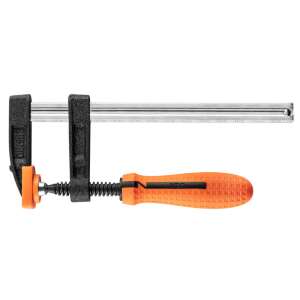 NEO 50x150mm F-svorka s dvojmateriólovou rukoväťou, plastovými čeľusťami, sťahovacou silou do 170 kg, DIN5117 - Svorky