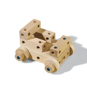 Wooden Toy Car made with SES Building Blocks - Creative & Building Toy