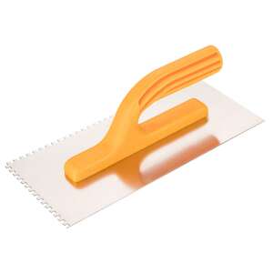 Gletiera zimțată Topex 280x130mm, inox, dinți 4x4x4mm - Unelte de vopsit si tencuit