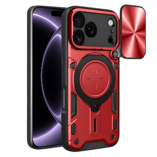 Techsuit - CamGuard Pro - iPhone 18 Pro / iPhone 17 Pro - Piros 175520805 - Telefontok