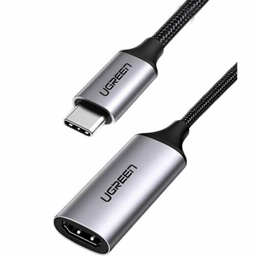 USB-C - HDMI videó adapter UGREEN CM297, szürke 175532528 - HDMI átalakító