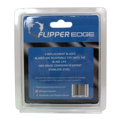 FLIPPER RB ACÉLPENGÉK STANDARD ÉLELŰ 4 DB. 175539014 - Akvárium algakaparó