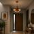 Opviq Chandelier Brown Layer-20302-G, stílusos barna függőlámpa előszobában, meleg fénnyel, otthoni belsőépítészet