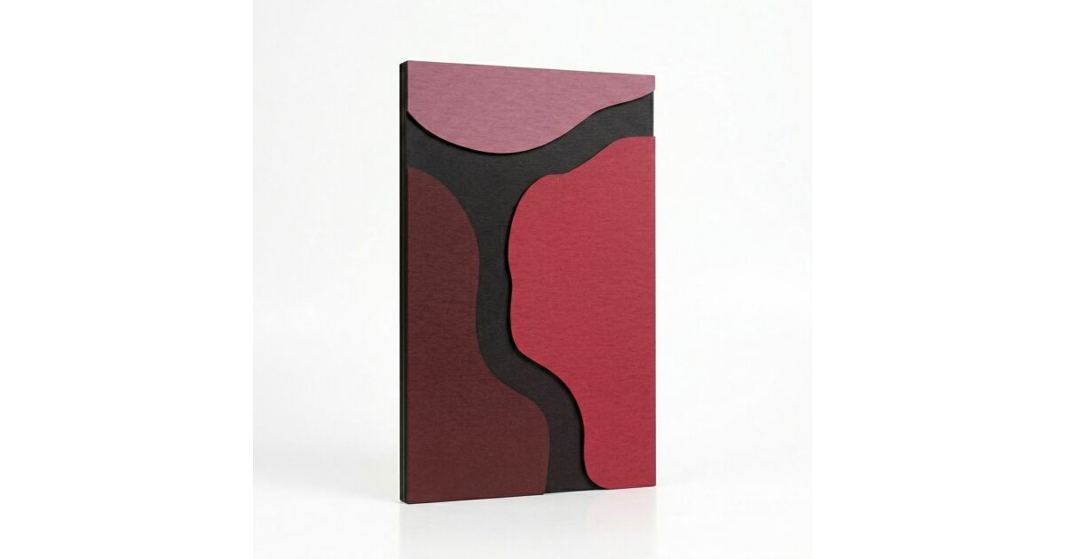 Wallity Dekoratív Keretezett MDF Festmény Többszínű Rhodes - 40 x 68 175545896