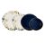 Hermia Dinner Set (24 Pieces) Multicolor Neris Navy Pebble 24 Ytkm HC 175547983