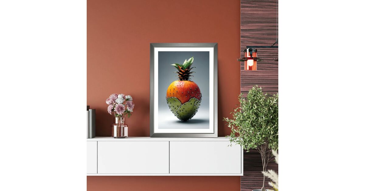 Wallity Decorative Framed MDF Painting Multicolor 3752Antct-017 175548921