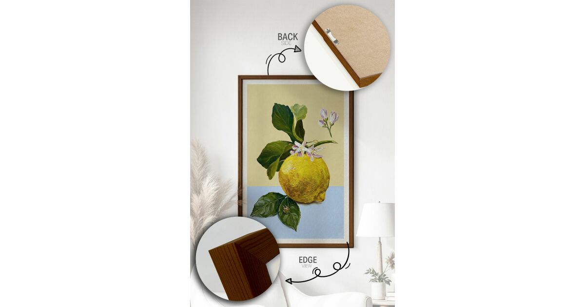 Wallity Decorative Framed MDF Painting Multicolor Artmoscrv1-5070 175554494